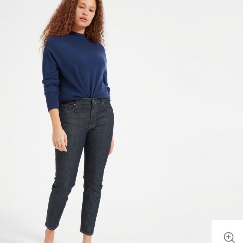 Everlane Mid-Rise Skinny Jean in Dark Indigo